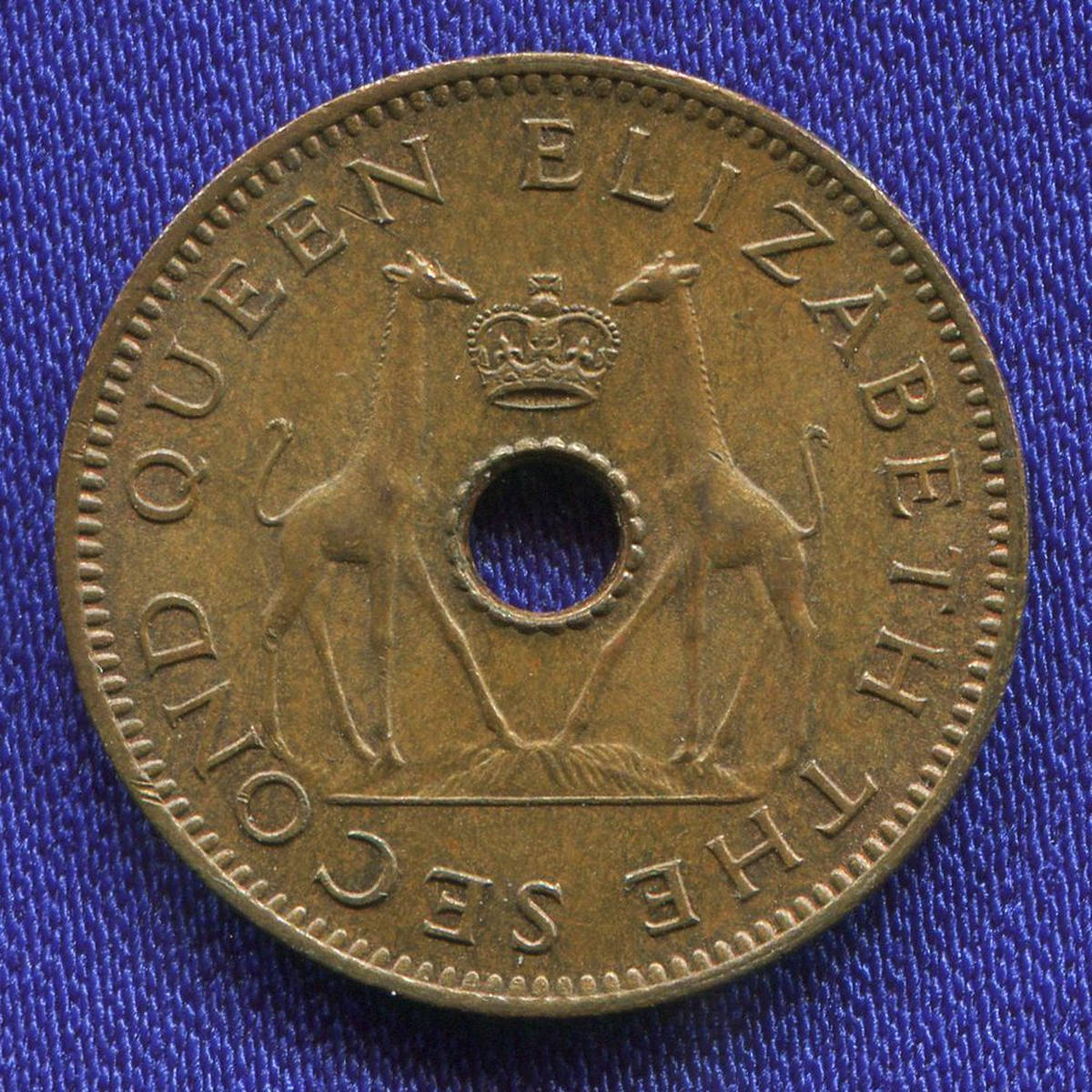 Родезия и Ньясаленд 1/2 пенни 1964 UNC 