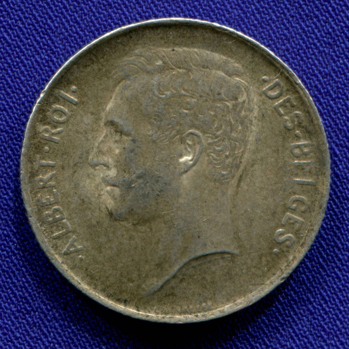 Бельгия 1 франк 1913 UNC - 26598