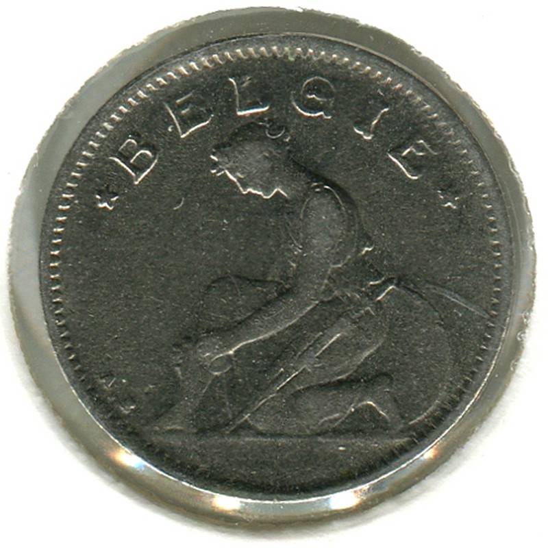 Бельгия 50 сантимов 1923 #88 - 1832