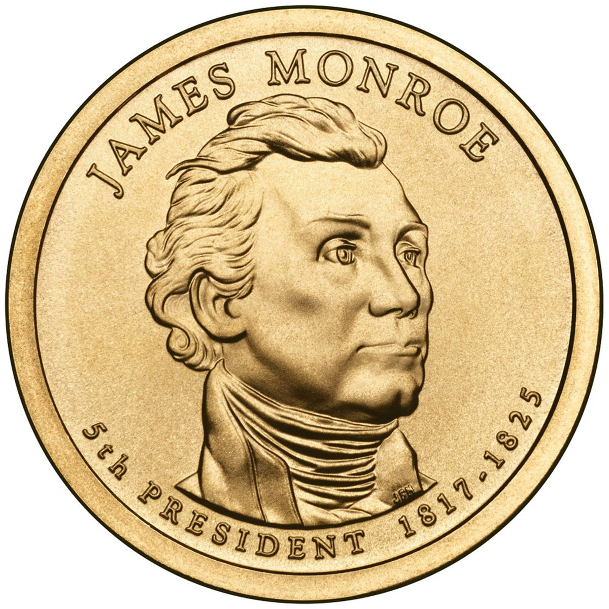 США 1 доллар 2008 года президент №5 Джеймс Монро