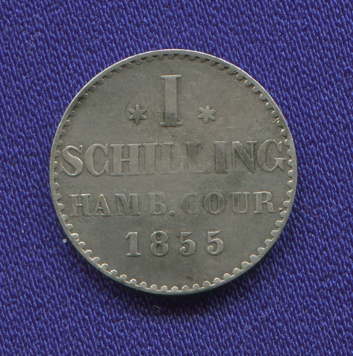 Германия/Гамбург 1 шиллинг 1855 XF 
