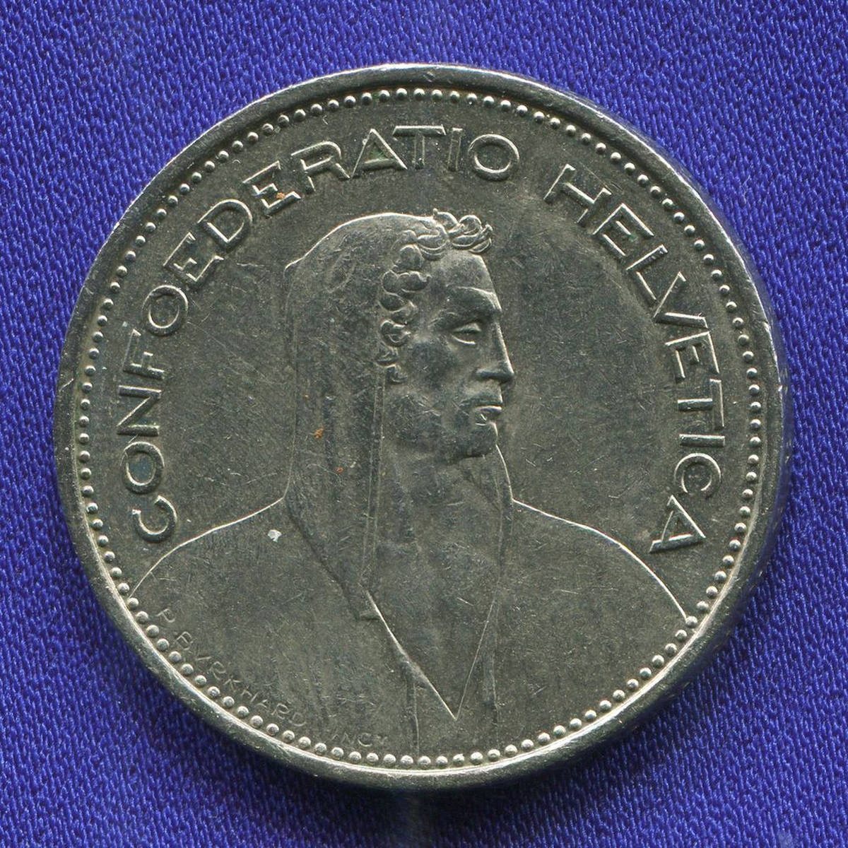 Швейцария 5 франков 1980 XF- 