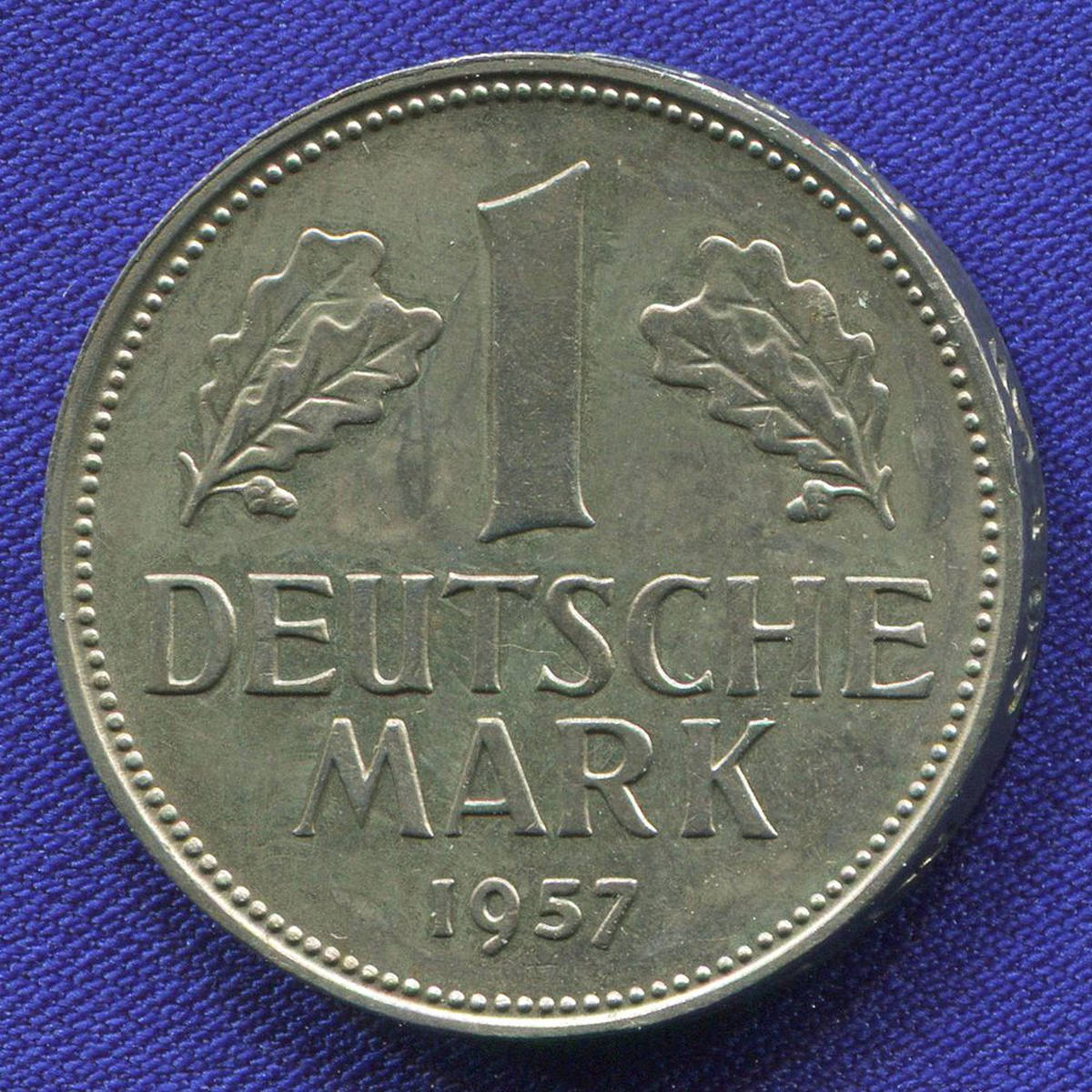 ФРГ 1 марка 1957 D #110 UNC - 1918