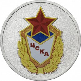 Россия 25 рублей 2025 цветная в блистере/ UNC/ ММД/ Российский спорт/ ЦКСКА