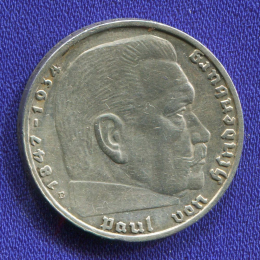 Германия 2 марки 1937 XF 