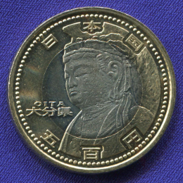 Япония 500 иен 2012 Префектура Оита 