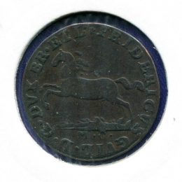 Германия/Брауншвейг-Вольфенбюттель 1 пфенниг 1814 VF 
