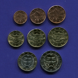 Набор монет Словакии EURO 8 монет 2009 UNC