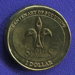 Австралия 1 доллар 2008 UNC 