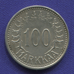 Финляндия 100 марок 1956 UNC 