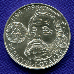 Чехия 200 крон 1998 UNC Пржемысл I Отакар 