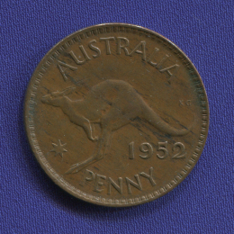 Австралия 1 пенни 1952 UNC Георг 6