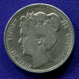 Нидерланды 25 центов 1903 F 