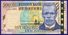 Малави 500 квача 2005 #56 UNC