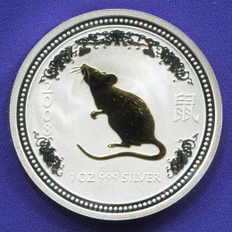 Австралия 1 доллар 2007 Proof Год крысы 