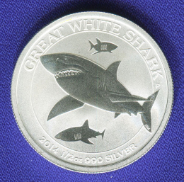 Австралия 50 центов 2014 UNC Акула 