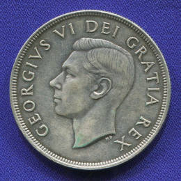 Канада 1 доллар 1949 XF Вхождение Ньюфаундленда в состав Канады 
