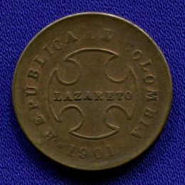 Колумбия/Богота 20 сентаво 1901 VF