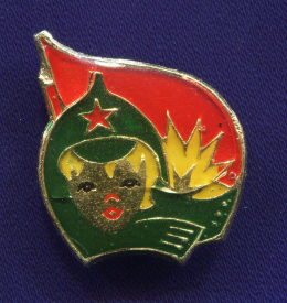 Значок «Мальчиш-Кибальчиш» Алюминий Булавка