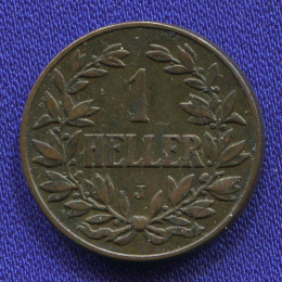 Германская Восточная Африка 1 геллер 1905 XF 
