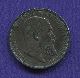 Германия/Вюртемберг 5 марок 1895 VF