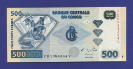 Конго 500 франков 2002 UNC