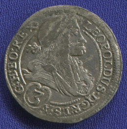 Австро-Венгрия 3 крейцера 1696 UNC Леопольд  I 