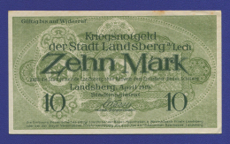 Германия/Бавария 10 марок 1919 aUNC Ландсверг-ам-Лех.