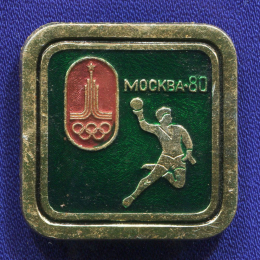 Значок «Олимпийские игры Москва-80» Алюминий Булавка