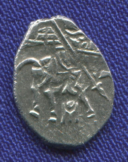 Петр I Алексеевич Копейка 1689-1725 Москва ОМ Совместное правление с Иваном 5 Алексеев