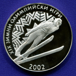 Болгария 10 левов 2001 Proof XIX зимние Олимпийские Игры, Солт-Лейк-Сити 2002 