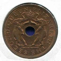 Родезия и Ньясаленд 1 пенни 1963 UNC 