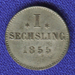 Германия/Гамбург 1 сешлинг 1855 XF 