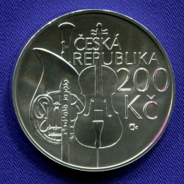 Чехия 200 крон 2011 UNC Пражская консерватория 