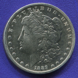 США 1 доллар Моргана 1889 - О XF 