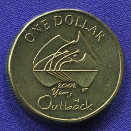 Австралия 1 доллар 2002 UNC 