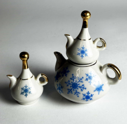 Сувенирный чайники (Миниатюры) Сысертский фарфоровый завод. 1960-1977 гг.