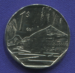 Куба 1 Песо 2007 UNC 