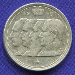 Бельгия 100 франков 1950 VF 