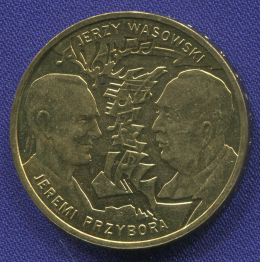 Польша 2 злотых 2011 UNC Джереми Пржибора.Ежи Васовски. 