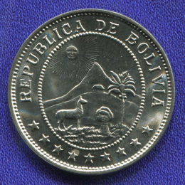 Боливия 50 сентаво 1939 UNC 