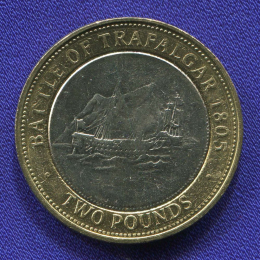 Гибралтар 2 фунта 2006 XF 