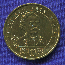 Польша 2 злотых 2003 UNC Станислав I Лещинский