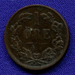 Швеция 1 эре 1870 VF