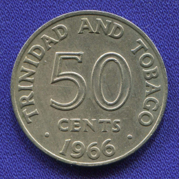 Тринидад и Тобаго 50 центов 1966 XF 