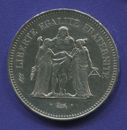 Французская республика 50 франков 1976 UNC 