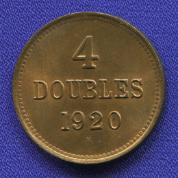 Гернси 4 дубля 1920 UNC 
