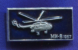 Значок «МИ-8 1967» Алюминий Булавка