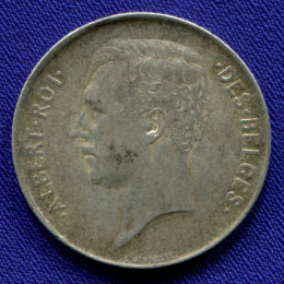Бельгия 1 франк 1913 aUNC 