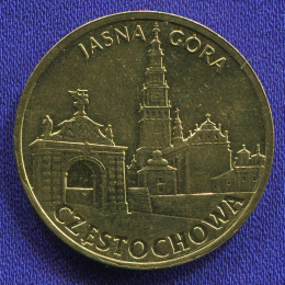 Польша 2 злотых 2009 UNC Чекстохова 